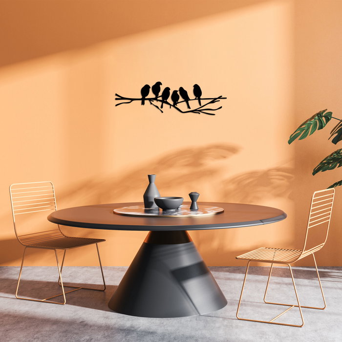 Wallity Birds On The Branch Accesorio de Pared de Metal Negro Wallity Birds On The Branch Accesorio de Pared de Metal Negro